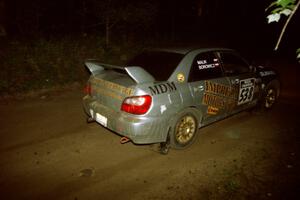 Robert Borowicz / Mariusz Malik Subaru WRX on SS4, Blue Trail.