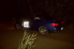 Bob Olson / Ryan Johnson Subaru 2.5 RS on SS4, Blue Trail.