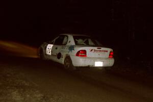 Scott Comens / Adrian Wintle Plymouth Neon on SS4, Blue Trail.