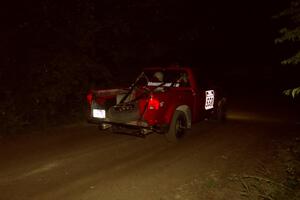 Jim Cox / Richard Donovan Chevy S-10 on SS4, Blue Trail.