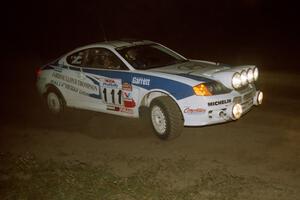 John Lloyd / Pauline Gullick Hyundai Tiburon on SS5, Ranch Plus.