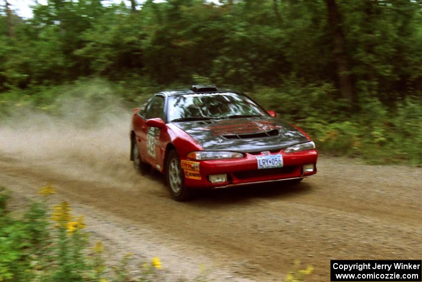 Cary Kendall / Scott Friberg Eagle Talon on Halverson Lake, SS1.