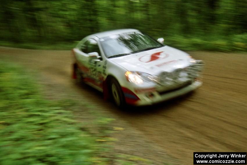 Mark Tabor / Kevin Poirier Acura RSX Type S on Halverson Lake, SS1.