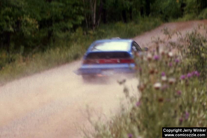 Spencer Prusi / Chuck Kinnunen Honda CRX on Halverson Lake, SS1.