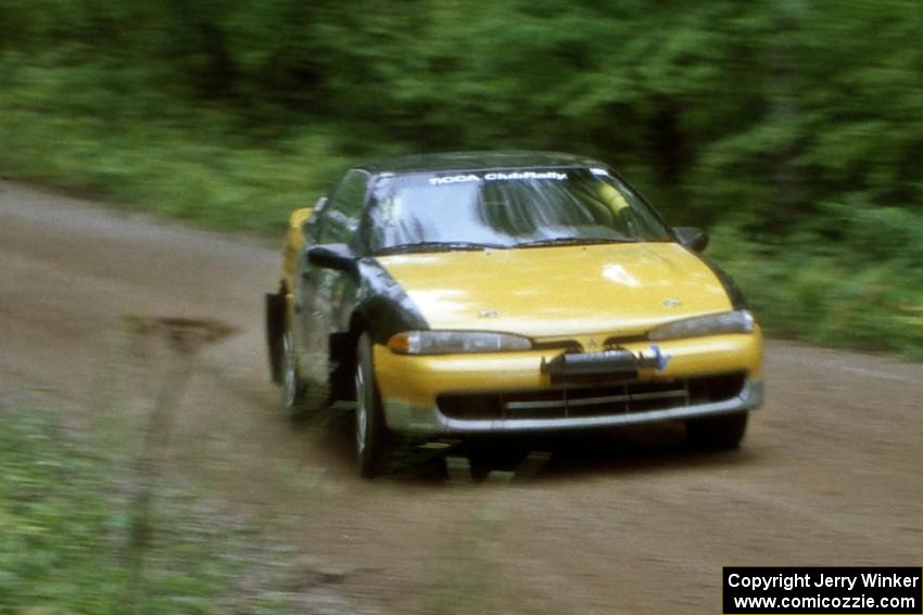 Eric Olson	/ Andrew Christ Eagle Talon on Halverson Lake, SS1.