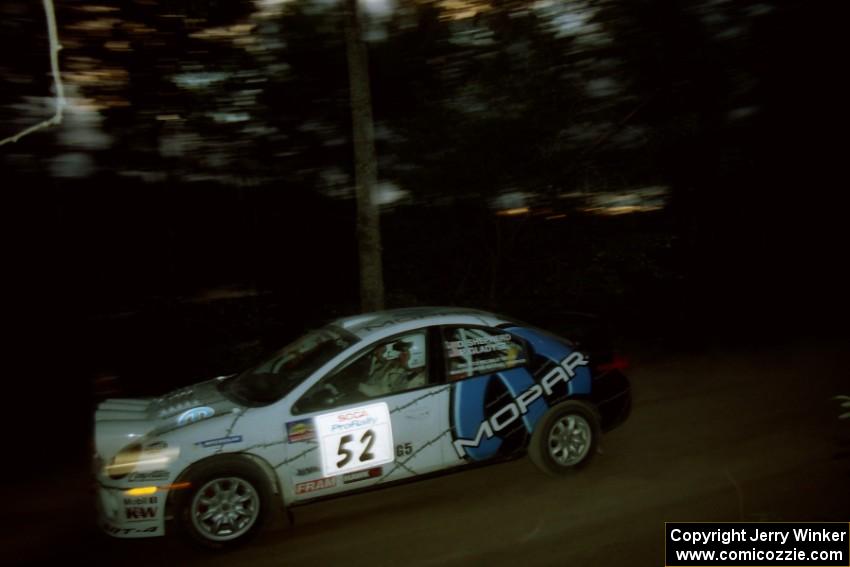 Doug Shepherd / Pete Gladysz Dodge SRT-4 on SS4, Blue Trail.