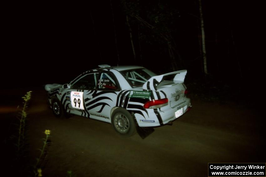 Matt Iorio / Philip Ho Subaru Impreza STi on SS4, Blue Trail.