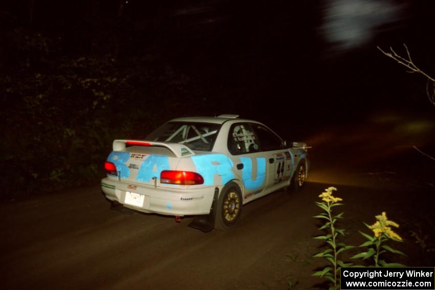 Henry Krolikowski / Cindy Krolikowski Subaru WRX on SS4, Blue Trail.