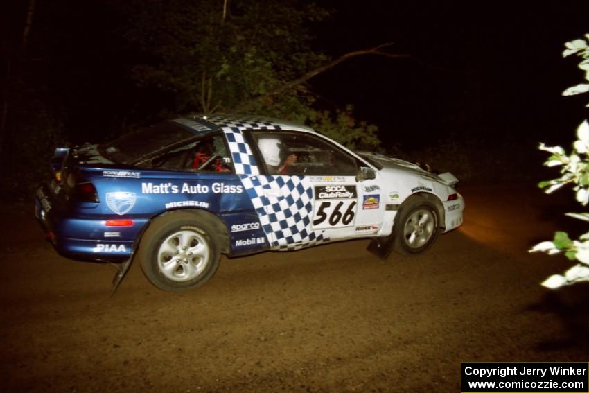 Matt Huuki	 / Scott Carlborn Eagle Talon on SS4, Blue Trail.