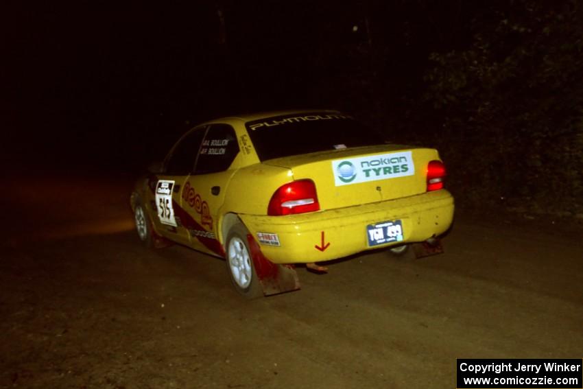 Adam Boullion / Phil Boullion Dodge Neon on SS4, Blue Trail.