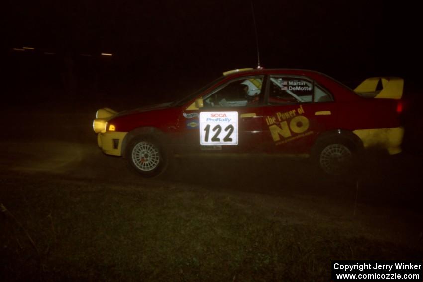 Dennis Martin / Kim DeMotte Mitsubishi Lancer Evo IV on SS5, Ranch Plus.