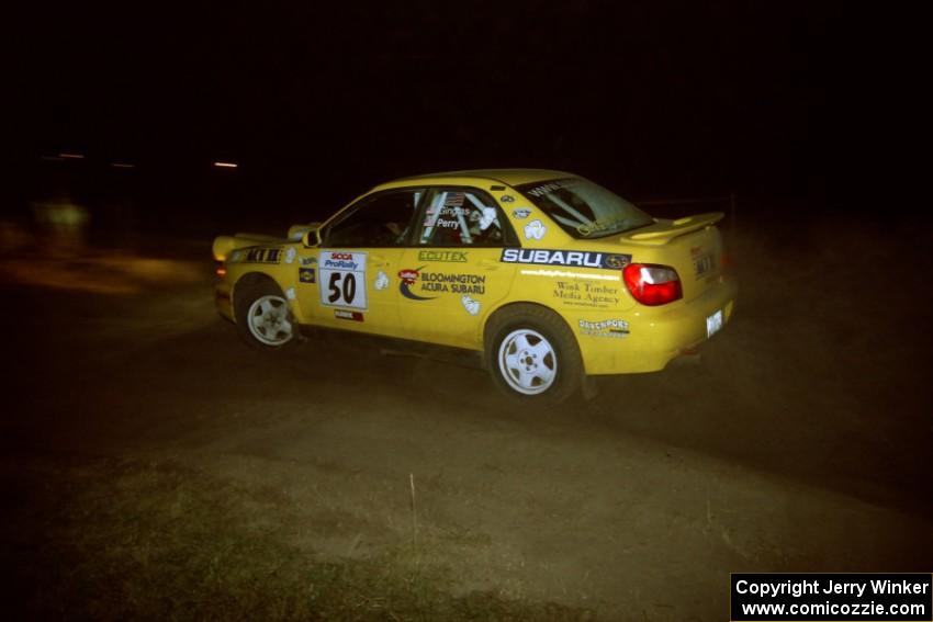 Steve Gingras / Alan Perry Subaru WRX on SS5, Ranch Plus.