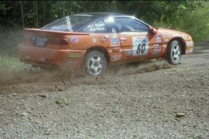 Bruce Davis / Jimmy Brandt Mitsubishi Eclipse at the SS9 (Heart Lake) spectator area.