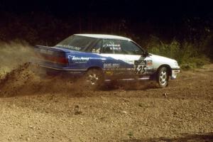 Mike Wray / Ryan Grittman Subaru Legacy Turbo at the SS9 (Heart Lake) spectator area.