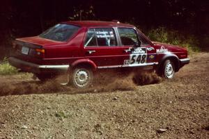 Matt Bushore / Alin Dragoiu VW Jetta at the SS9 (Heart Lake) spectator area.