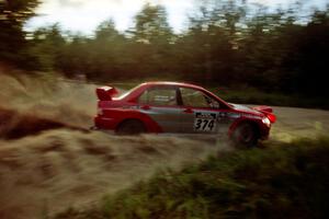 Leon Styles / John Dillon Mitsubishi Lancer Evo VII on SS14, South Smoky Hills.