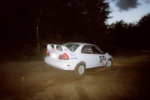 Chris Gilligan / Joe Petersen Mitsubishi Lancer Evo 4 on SS14, South Smoky Hills.