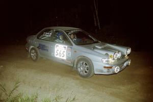 Russ Hodges / Mike Rossey Subaru WRX on SS14, South Smoky Hills.