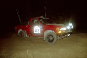 Jim Cox / Richard Donovan Chevy S-10 on SS14, South Smoky Hills.