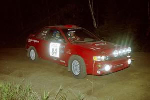 J.B. Niday / Dave Kean Subaru Impreza on SS14, South Smoky Hills.