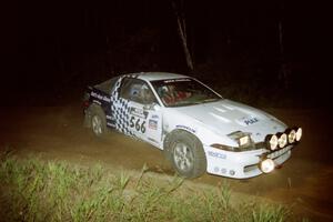 Matt Huuki / Scott Carlborn Eagle Talon TSi on SS14, South Smoky Hills.