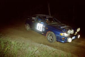 Bob Olson / Ryan Johnson Subaru Impreza 2.5RS on SS14, South Smoky Hills.