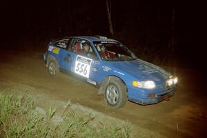 Spencer Prusi / Brian Dondlinger Honda CRX on SS14, South Smoky Hills.