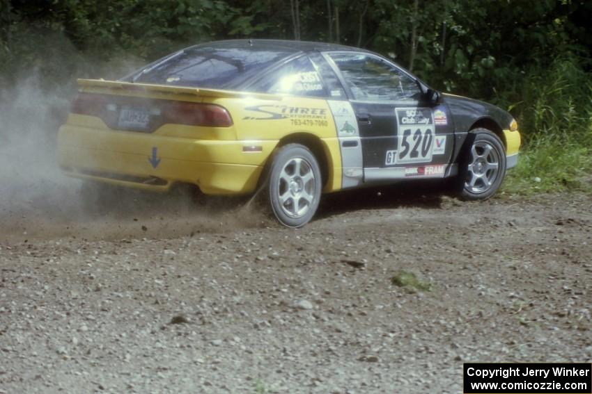 Eric Olson	/ Andrew Christ Eagle Talon at the SS9 (Heart Lake) spectator area.