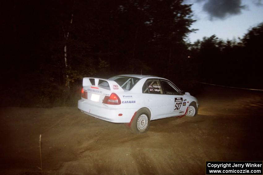 Chris Gilligan / Joe Petersen Mitsubishi Lancer Evo 4 on SS14, South Smoky Hills.