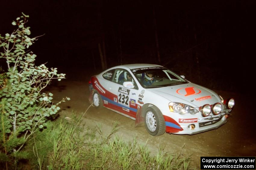 Mark Tabor / Kevin Poirier Acura RSX Type S on SS14, South Smoky Hills.