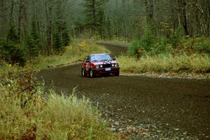 Karl Biewald / Ted Weidman VW GTI near the start of SS1, Herman.