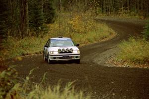 Mike Wray / Ryan Grittman Subaru Legacy Turbo near the start of SS1, Herman.