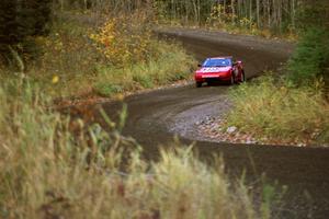 Steve Irwin / Phil Schmidt Toyota MR2 near the start of SS1, Herman.