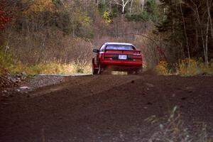 Steve Irwin / Phil Schmidt Toyota MR2 near the start of SS1, Herman.