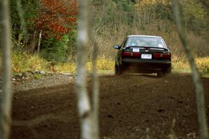 Brian Dondlinger / Travis Kriza Nissan Sentra SE-R near the start of SS1, Herman.