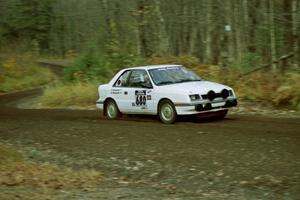 Greg Woodside / Tom Woodside Dodge Shadow near the start of SS1, Herman.