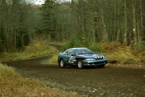 Adam Markut / John Nordlie Eagle Talon TSi near the start of SS1, Herman.