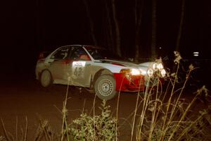 John Keaney / Eddie Fries Mitsubishi Lancer Evo IV on SS3, Estes Lake.