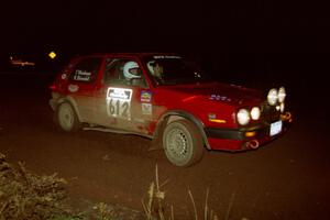 Karl Biewald / Ted Weidman VW GTI on SS3, Estes Lake.