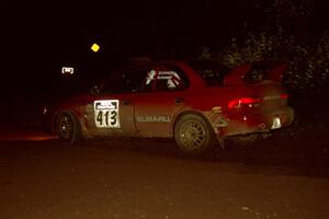 Erik Schmidt / Larry Schmidt Subaru Impreza on SS3, Estes Lake.