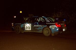 Jason Harper / Jeff Becker Subaru WRX STi on SS3, Estes Lake.