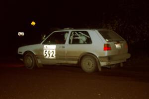 Justin Pritchard / Andre Prasad VW Golf on SS3, Estes Lake.