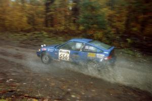 Spencer Prusi / Chuck Kinnunen Honda CRX on SS8, Gratiot Lake.