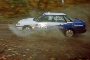 Mike Wray / Ryan Grittman Subaru Legacy Turbo on SS8, Gratiot Lake.