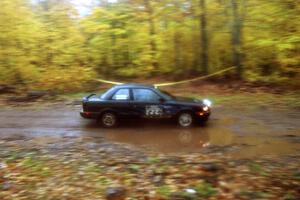 Brian Dondlinger / Travis Kriza Nissan Sentra SE-R on SS8, Gratiot Lake.