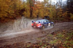 Jason Harper / Jeff Becker Subaru WRX STi on SS8, Gratiot Lake.