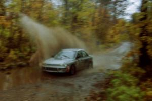 Russ Hodges / Mike Rossey Subaru WRX on SS8, Gratiot Lake.