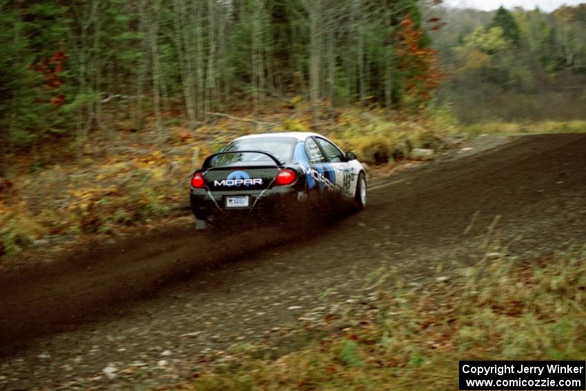 Chris Whiteman / Mike Paulin Dodge Neon SRT-4 near the start of SS1, Herman.