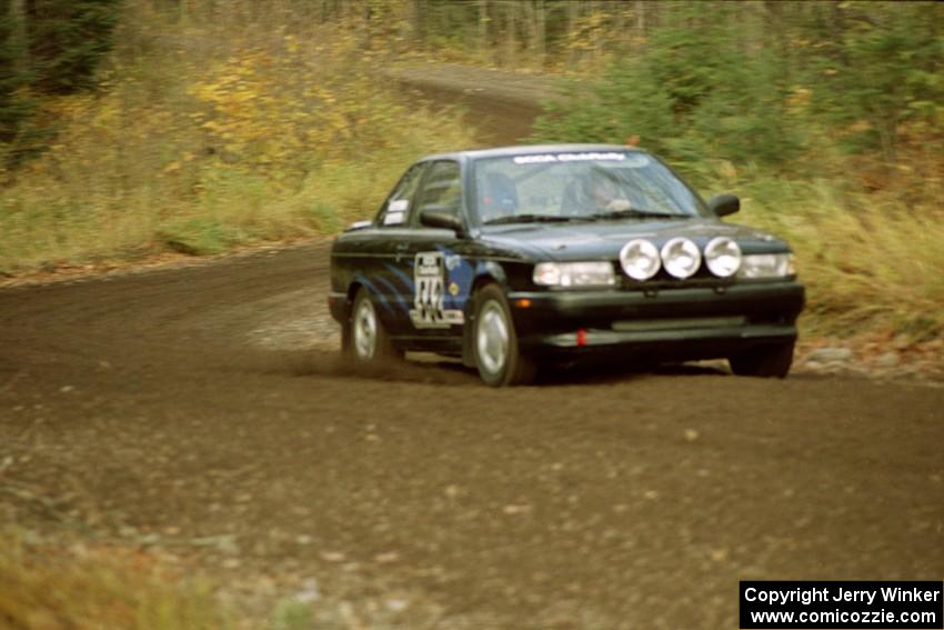 Brian Dondlinger / Travis Kriza Nissan Sentra SE-R near the start of SS1, Herman.