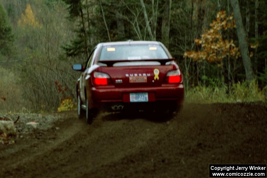 Med Sweep: Al Taylor's Subaru WRX on Gratiot Lake 1 on SS1, Herman.